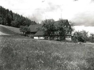 Waltersdorf, Umgebindehaus mit Schieferbeschlag