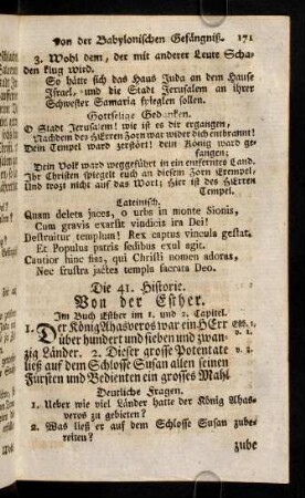 171-175, Die 41. Historie