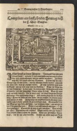 Evangelium am fünffzehenden Sonntag nach der H. Drey-Einigkeit. ...