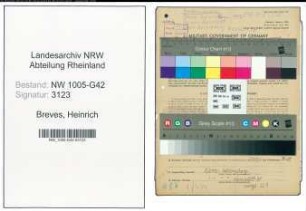 Entnazifizierung Heinrich Breves , geb. 12.04.1891 (Friseur1)