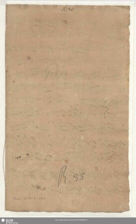 Stimmensatz [Schreiber: Reichard, J. G.]