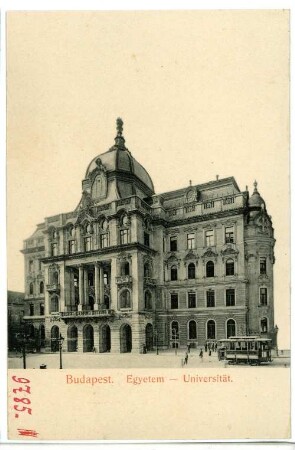 Budapest. Universität