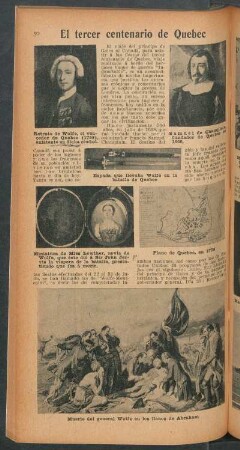 El tercer centenario de Quebec