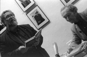 Brecht-Haus : Im Brecht-Haus: Richard Pietrass und Michael Hamburger