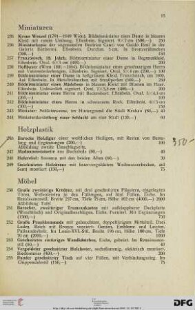 Miniaturen (Nr. 235-244)