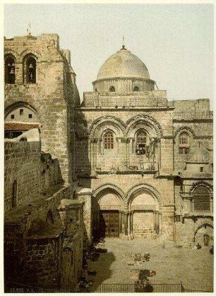 Jérusalem. Façade de St.-Sépulcre. [Jerusalem, Grabeskirche, Fassade]