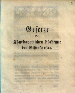 Gesetze Der Churbayerischen Akademie der Wissenschaften : [Gegeben in München, den 28sten Merz 1759.]