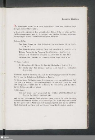 Benutzte Quellen