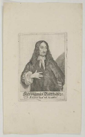 Bildnis des Hieronymus Gutthäter