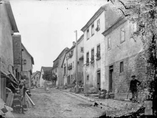 Ansicht der Amorbacher Straße in Hettingen