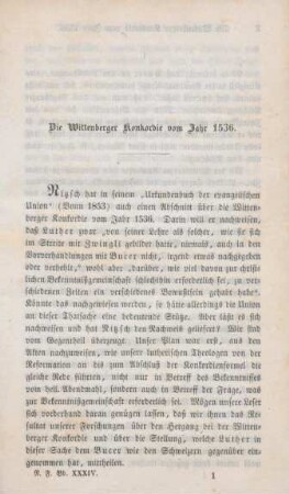 1-34 Die Wittenberger Konkordie vom Jahr 1536