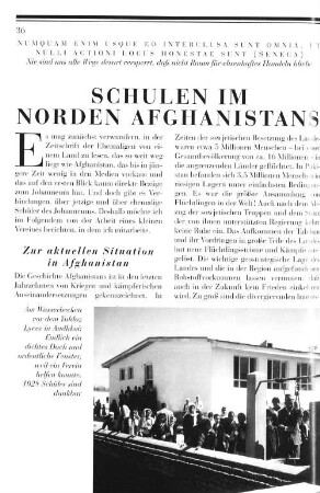 Schulen im Norden Afghanistans