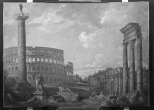 Phantasielandschaft mit römischen Monumenten