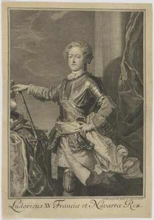 Bildnis Ludovicus XV, Franciae et Navarrae Rex
