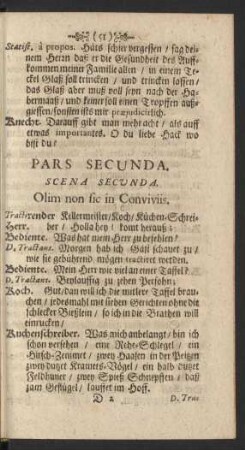 Pars Secunda. Scena Secunda.