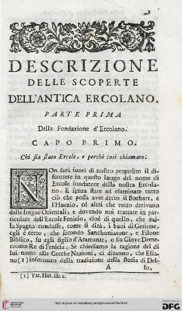 Capo primo