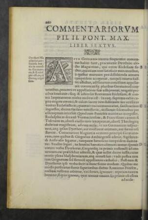 Liber sextus.