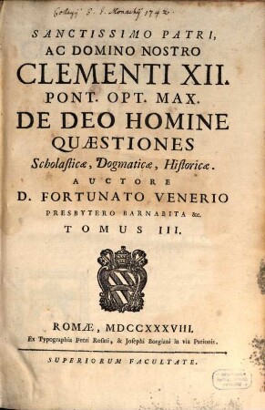 Rectae fidei Cardines, 3