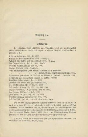 Anhang IV. Literatur