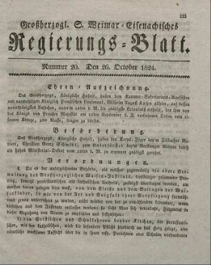 Nr. 20 : 26. October 1824