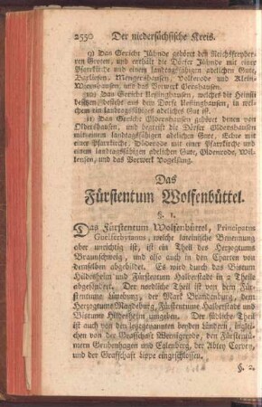Das Fürstentum Wolfenbüttel