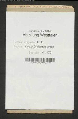 Verkauf des Grönebergs bei Rickerts Gut durch Rönnes Hermann Mues genannt Reckert