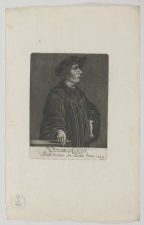 Bildnis des Nicolaus Gross