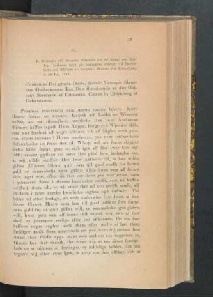 37. [K. Kristern till riksrådet om ett skepp, som Ivar Axelsson tagit på konungens strömmar vid Falsterboda, dat. Köpenhamn den 29 Jan. 1478.]