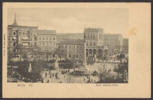 Ansichtskarte Siegessäule und Belle-Alliance-Platz [4/4]
