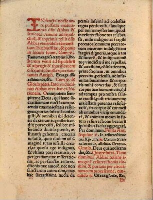 Breviarivm Monasterii Sancti Emmerami, Episcopi & Martyris, in vrbe Ratispona, ordinis Diui Benedicti. [2], Pars Aestiualis