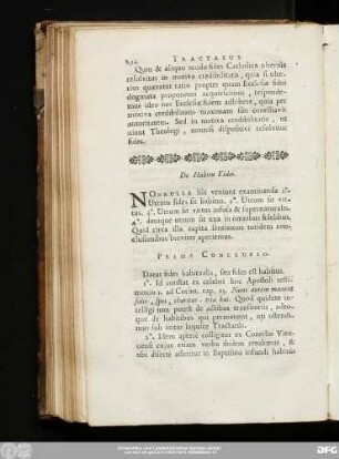De Habitu Fidei.