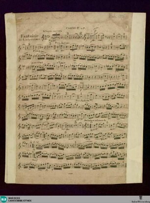 Fantaisie, variations et rondeau : pour deux cors de chasse et pianoforte; oeuv. 49