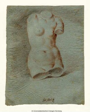 Antiker weiblicher Torso, von vorn