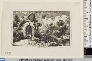 Ruine eines gotischen Portals