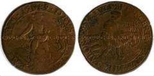 Niederlande, Historienpfennig, Moritz von Oranien wird Statthalter von Utrecht