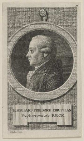Bildnis des Eberhard Christian Friedrich Freiherr von der Reck