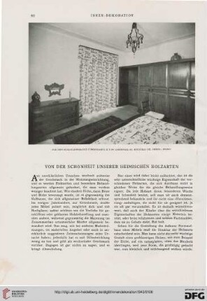 54: Von der Schönheit unserer heimischen Holzarten