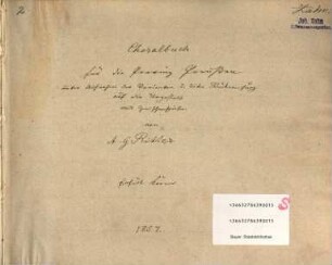 Choral-Buch für die Provinz Preussen