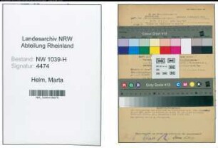 Entnazifizierung Marta Helm , geb. 06.05.1903 ()