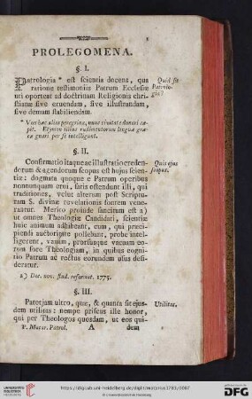 Prolegomena
