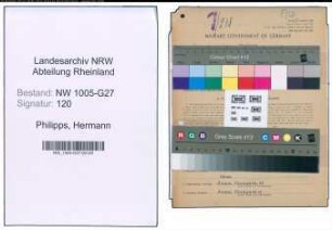 Entnazifizierung Hermann Philipps , geb. 17.04.1896 (Verw.Angestellter)