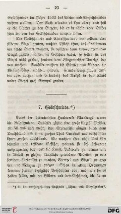 7. Goldschmiede