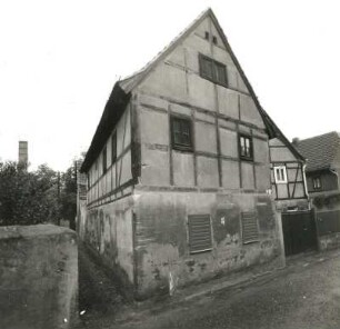 Dresden-Kaditz, Serkowitzer Straße 33. Bauernhof (1768), Seitengebäude