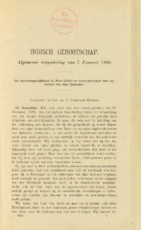 Vergadering van 7 Januari 1896