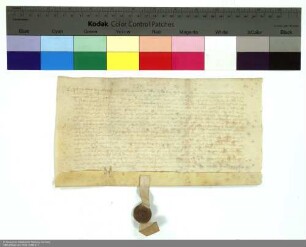 Revers Johanns von Ebersberg bezüglich seiner Verpflichtung als Burgmann auf der Burg Rockenstuhl durch Heinrich [von Kranlucken], Abt von Fulda
