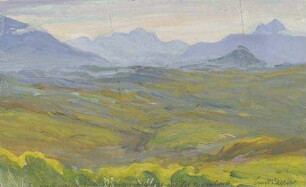 Blick von der Friedrich-Hoffmann-Plantage auf das Ost Usambaragebirge