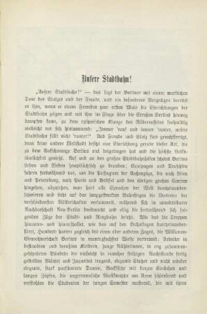 Unsere Stadtbahn!