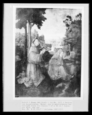 Die Stigmatisierung des heiligen Franz von Assisi