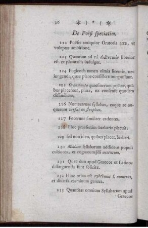 De Poësi speciatim.