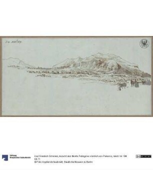 Ansicht des Monte Pellegrino nördlich von Palermo